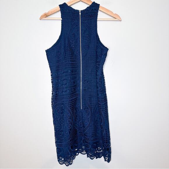 Lovers + Friends Blue Lace Mini Dress - Picture 4 of 5
